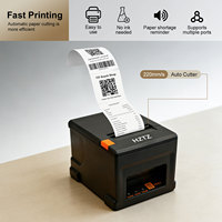 Printer Thermal OEM HZTZ POS 80mm 3 inci, Printer Tiket, Imprimant WiFi LAN, Impresora Thermal Receipt 80 mm, Printer Struk