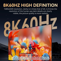 USB C vers HDMI 2.1 Câble Type C vers HDMI Câble 8K60Hz 4K120HZ 6.6FT Convertisseur pour Théâtre Mobile Téléphone Voiture Vidéo Audio Haut-parleurs