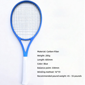Raqueta de Tenis Profesional de Carbono Completo, Marca AMA Oficial, Personalizada para Adultos, para Entrenamiento y Competencia - Product Image 3