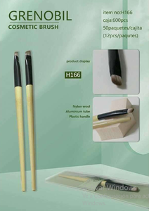 Set di pennelli cosmetici Grenobil, 3 pezzi, pennelli per trucco con manico in plastica e pelo sintetico per l'applicazione della polvere - Product Image 3