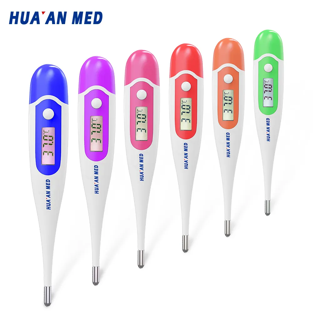 Huaan Med Dog Cat Pet Care Rectal Digital Thermometer for Pet First Aid Kit