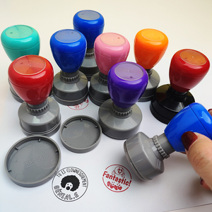 Kojoy HA colore atomico conchiglia rotonda insegnante personalizzato timbro insegnante pianificatore timbro timbro per insegnante - Product Image 5