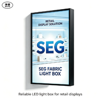 Boîte à lumière segmentée LED haute luminosité pour l'intérieur des magasins de vin en extérieur - Cadre en aluminium étanche et anti-poussière 10000 lumens