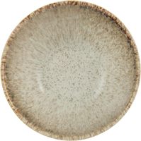 Bol de service en céramique EKA avec glaçure réactive et profil profond, idéal pour présenter des fruits, des légumes ou du pain à la table