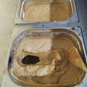 ETL CE Rohs ได้รับการอนุมัติรีดขึ้นเครื่องไอศครีม/เครื่องชาฟอง/กาแฟน้ำแข็ง Expresso ทอดไทยไอศครีมม้วนเครื่อง - Product Image 5