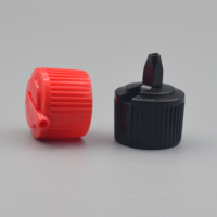 Bouchon à bec verseur en plastique pour emballage cosmétique personnalisé, couvercle rabattable pour flacon de toner, lotion, shampoing, 20mm, 24mm, 28mm, pour bouteille de détergent
