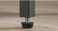 En stock : Pied de nivellement réglable en métal M6 pour table, étagère, meuble - Support de rehaussement à grain droit