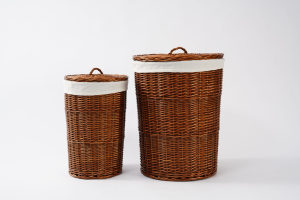 JY Lusso Sporco Borse & Cestini per Vestiti da Esterno con Forma a Cerchio Tessuto Coperchio - Product Image 3