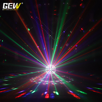 GEVV Home Party Dj KTV Disco DJ Lights DMX Télécommande Rotative Lumière LED RGB Stroboscopique à Tête Mobile Effet Boule Magique