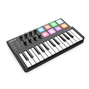 WORLDE Panda MINI 25-Key Ultra-Portable USB <span class=keywords><strong>MIDI</strong></span> <span class=keywords><strong>Keyboard</strong></span> <span class=keywords><strong>Controller</strong></span> <span class=keywords><strong>8</strong></span> Colorful Backlit Trigger Pads - Product Image 2