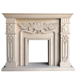 Mantel de Chimenea de Mármol Tallado a Mano, Estilo Continental, Impermeable para Uso en Interiores de Cocina - Product Image 5