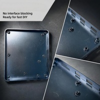 Pelindung Hard Drive CNC Custom, Berbahan Logam Keras Anodized Hitam untuk Perlindungan dan Penguatan Hard Disk