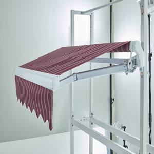 התאמה אישית של 5m retracable סגסוגת אלומיניום מודרנית אנטי-v pvdf pvdf פוליאסטר מרפסת גינה פעולה ידנית שמש - Product Image 1