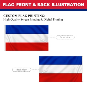 Bandera de <span class=keywords><strong>Schleswig</strong></span> Holstein Personalizada OEM, 90x150cm, 3x5 pies, Bandera Regional Alemana de Poliéster para Exteriores, Azul, Blanco y Rojo, para Decoración - Product Image 3