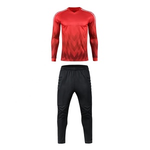 Seragam Kiper Sepak Bola Lengan Panjang Unisex, Baju Ketat, Setelan Jogger, Latihan Lari, Rugby, Penjaga Gawang, Perlengkapan Sepak Bola - Product Image 3
