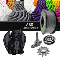 Filamen Cetak 3D CREAT3D Berkualitas Tinggi 1.75mm/3mm ABS, Kekerasan Baik, Filamen Printer 3D ABS
