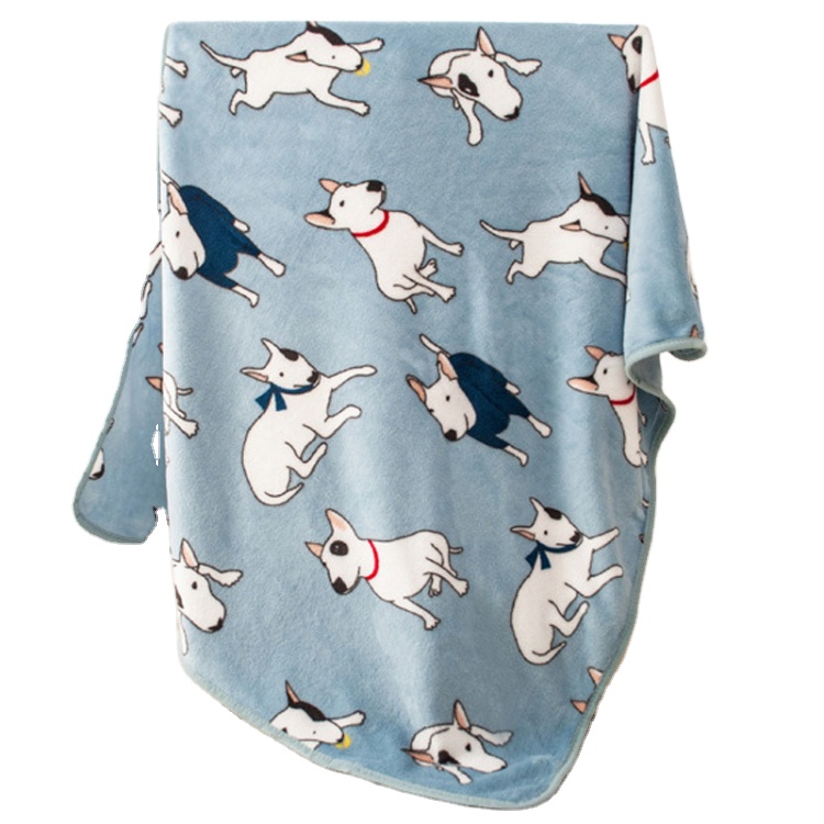 Оптовая продажа, коврики для кровати, одеяло для домашних животных, мягкая фланелевая флисовая подстилка с принтом лап, теплые спальные кровати, коврик для маленьких и средних собак, кошек, домашних животных