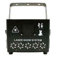 Projecteur laser RGB 3W 3D pour animation, DMX512, IP33, éclairage de scène couleur pour DJ, discothèque, bar, soirée