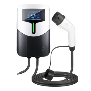 เครื่องชาร์จรถยนต์ไฟฟ้าแบบติดผนัง 22kW 32A สามเฟส ประเภทที่ 2 พร้อมหน้าจอ 4.3 นิ้ว รองรับ OEM แบบกำหนดเองได้ - Product Image 4