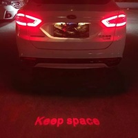 Universal Car Logo Laser-Nebels chein werfer Auto-Bremsleuchte Nebelnebel-Warnleuchte für Auto-Motorrad zubehör