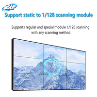 Carte de réception d'écran publicitaire LED Huidu HD-R712 pour affichage numérique extérieur, entrée 5V DC, compatible scan 1/128, indice de protection IP33, 6000
