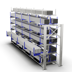 Étagères métalliques cantilever industrielles robustes, hautement efficaces et sûres, pour le stockage de tubes. - Product Image 3