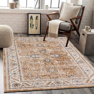 Alfombra Vintage Chic Wan Xinlong, Rectangular, con Patrón de Medallón, Resistente a las Manchas, Fácil de Cuidar, Alfombra Grande para Sala de Estar - Product Image 2