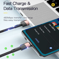 Essager-Câble USB C vers Type-C, 66W, 6A, charge rapide, cordon de synchronisation de données PD, câble de chargeur USB-C pour téléphone portable et tablette
