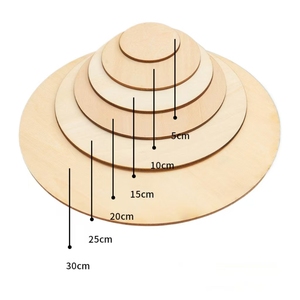 Custom-made Eco-Friendly Wooden Round Discs for Carving & Engraving DIY Home Decor Wall Hanging Painted Art Projects