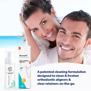 Mousse de blanchiment des dents <span class=keywords><strong>pour</strong></span> enlever les taches, nettoyant <span class=keywords><strong>pour</strong></span> les dents, <span class=keywords><strong>pour</strong></span> Invisalign, <span class=keywords><strong>appareil</strong></span> <span class=keywords><strong>dentaire</strong></span>, dentifrice en Mousse, offre spéciale - Product Image 2