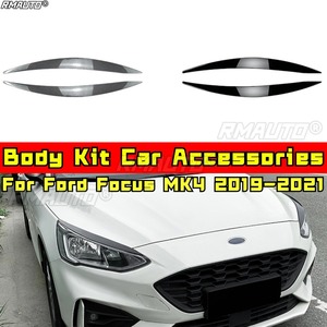 Auto <b>Head</b> Light Lamp Eyelids Eyebrow Headlight Decoration Car <b>Styling</b> Trim for Ford Focus MK4 2019-2021 Body Kit Car Accessories - Product Image 2