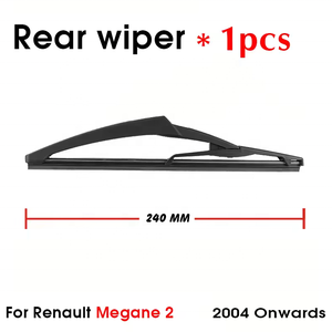 Accessori Auto, Spazzola Tergicristallo Posteriore 240mm + Braccio 245mm per <span class=keywords><strong>Renault</strong></span> <span class=keywords><strong>Megane</strong></span> <span class=keywords><strong>2</strong></span> dal 2004 in Poi - Product Image 3