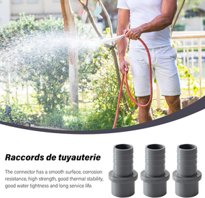 Raccord réducteur en <span class=keywords><strong>PVC</strong></span> de 25 mm de diamètre extérieur à 20 mm, 6 pièces, adaptateur droit étanche pour systèmes de tuyauterie de fluide et d'eau - Product Image 3