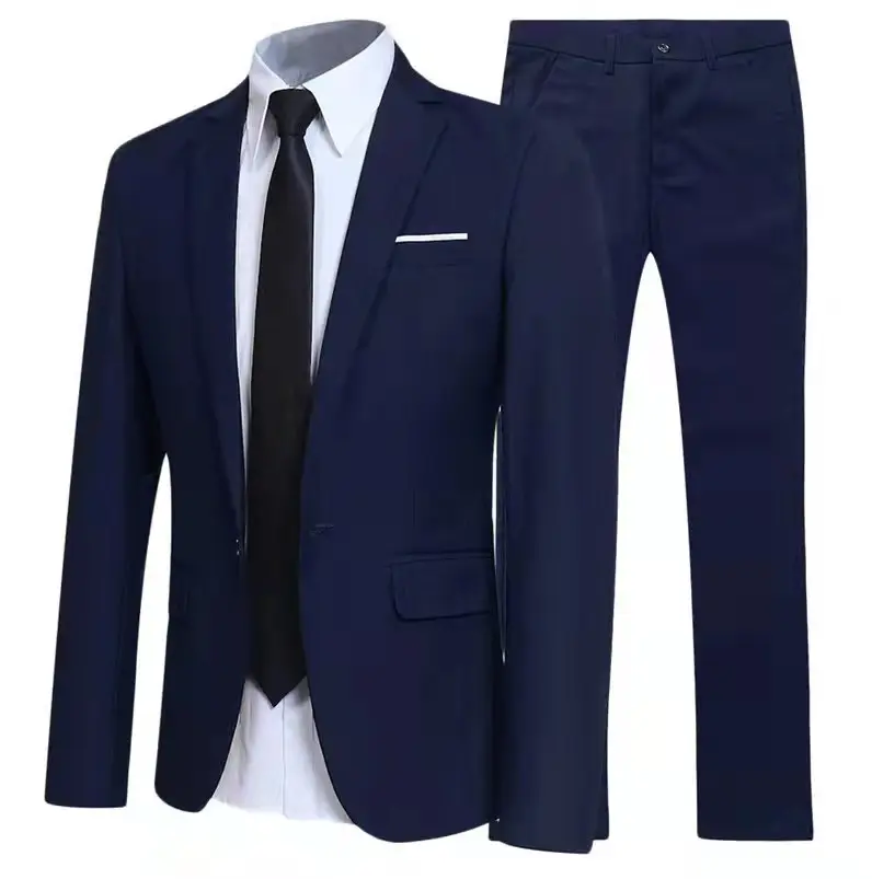 ST018 Suit Men Two-Piece Business Dress Professional Small West Decoration Groomsmen Clothing