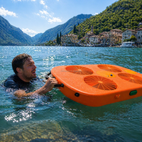 Drone robot de sauvetage aquatique, bateau de sauvetage amphibie, portée de 10 km, caméra HD 720p, retour intelligent, télécommande, équipement de sauvetage