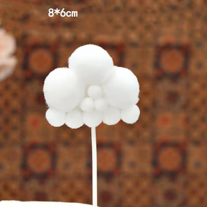 Commercio all'ingrosso felice san valentino festa della mamma cloud decorazioni strumenti di natale acrilico buon compleanno torta toppers torta - Product Image 5