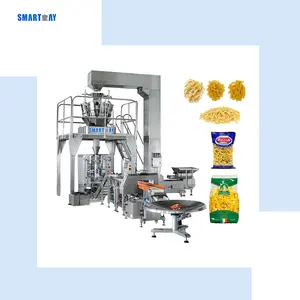 Automatic grain 14 head weigher weighing filling pasta noodles spaghetti pasta packaging machine