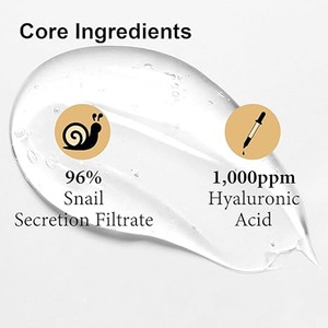 Crème <span class=keywords><strong>d</strong></span>'<span class=keywords><strong>escargot</strong></span> biologique Sérum Acide hyaluronique Centella Asiatica Extrait pour réparer les cernes Éclat Blanchissant-96 Puissance <span class=keywords><strong>de</strong></span> la mucine - Product Image 5