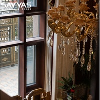 Fenêtres en bois modernes SAYYAS, verre Low-E Plus, vitrage à cinq couches, haute étanchéité à l'air, certifiées Energy Star, pour salle de bain