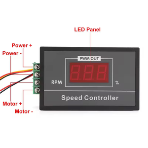 Controlador de Velocidade de Motor <span class=keywords><strong>PWM</strong></span> DC 6-60V 30A com <span class=keywords><strong>Display</strong></span> <span class=keywords><strong>Digital</strong></span> e Interruptor de Início/Parada - Product Image 5