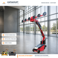 Robot de levage à aspiration par le vide avec télécommande, protection anti-basculement, capacité de charge de 400 kg, pour une sécurité totale