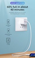 Adaptateur de chargeur mural USB rapide universel de qualité supérieure, 10W 5V 2.1A, ignifuge, avec prise EU US, pour un usage domestique et en voyage
