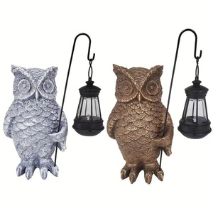 Retro Owl Holding Lantern Solar Garden Light <strong>Funny</strong> Animal Decorative Light for Garden Hallway Ornament <strong>Housewarming</strong> <strong>Gifts</strong> - Product Image 5