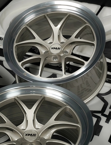 Jantes forgées monobloc brossées BJXL en alliage 6061-T6 à rayons forgés, design forgé, 5x120 5x112, accessoires pour Porsche Audi A6 BMW M3 - Product Image 3