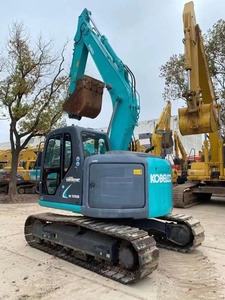 Excavadora usada Kobelco SK125SR de tamaño mediano, excavadora hidráulica de orugas de cola corta de 12.5 toneladas, excavadora pequeña original japonesa. - Product Image 5