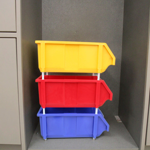 Đa chức năng nhựa <span class=keywords><strong>Stackable</strong></span> lưu trữ Thùng bộ phận công nghiệp doanh thu hộp jigong thương hiệu 10kg công suất tùy chỉnh kích thước - Product Image 4