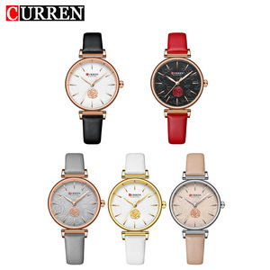 นาฬิกาข้อมือหรู CURREN รุ่น 9078 กันน้ำ เรืองแสง แสดงวันที่และสัปดาห์ สายหนัง นาฬิกาควอตซ์สำหรับผู้หญิง สไตล์ลำลองและธุรกิจ - Product Image 6