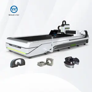 Mesin pemotong Laser serat logam Cnc, pemotong Laser 3015 w 3000w 1500 4020 Ipg untuk baja tahan karat aluminium 1390 biaya murah