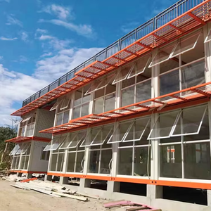 Estructura de Acero Modular de Excelente Calidad, Panel Sándwich de 20 Pies, Hotel Moderno, Campamento Remoto, Oficina, Edificio Prefabricado para Almacenes - Product Image 1