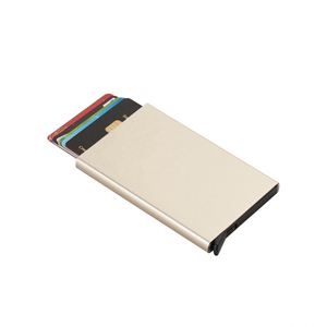 Portefeuille en métal avec logo personnalisé, cadeau d'affaires personnalisé, porte-cartes automatique pour hommes, fabriqué en aluminium - Product Image 4